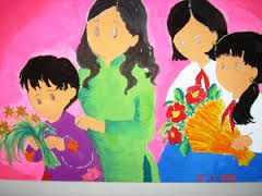 Vẽ tranh đề tài ngày nhà giáo Việt Nam